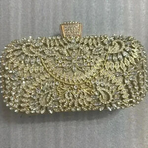 Rachel Diamond Encrusted Clutch Bag
